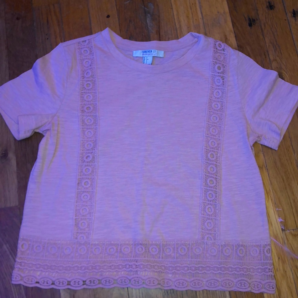 Brand new cut out pink top